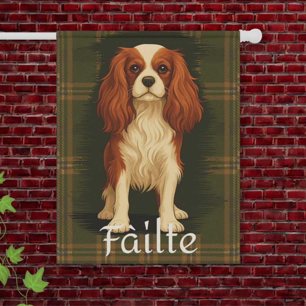 Blenheim Cavalier Scottish Welcome Garden Flag 24.5'' × 32''