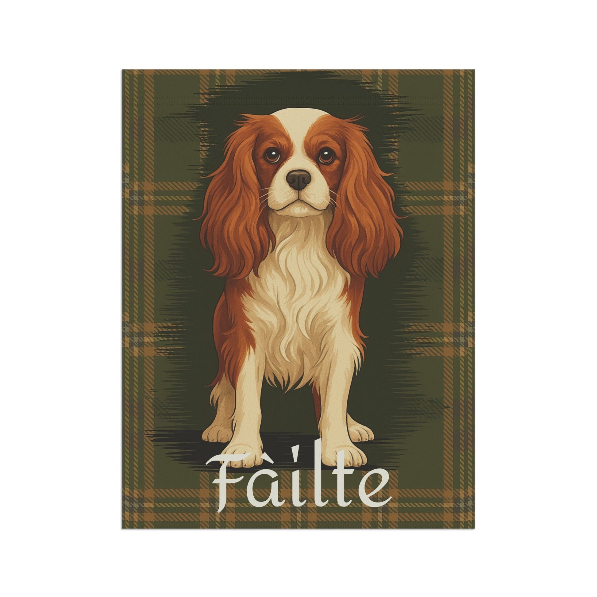 Blenheim Cavalier Scottish Welcome Garden Flag
