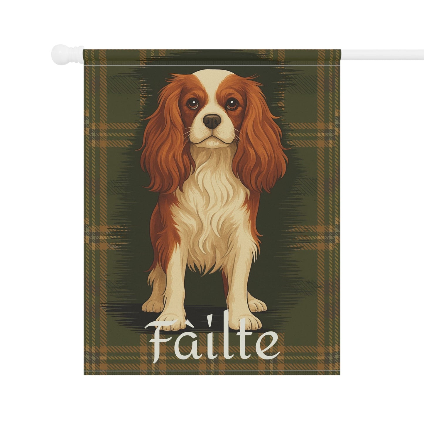 Blenheim Cavalier Scottish Welcome Garden Flag