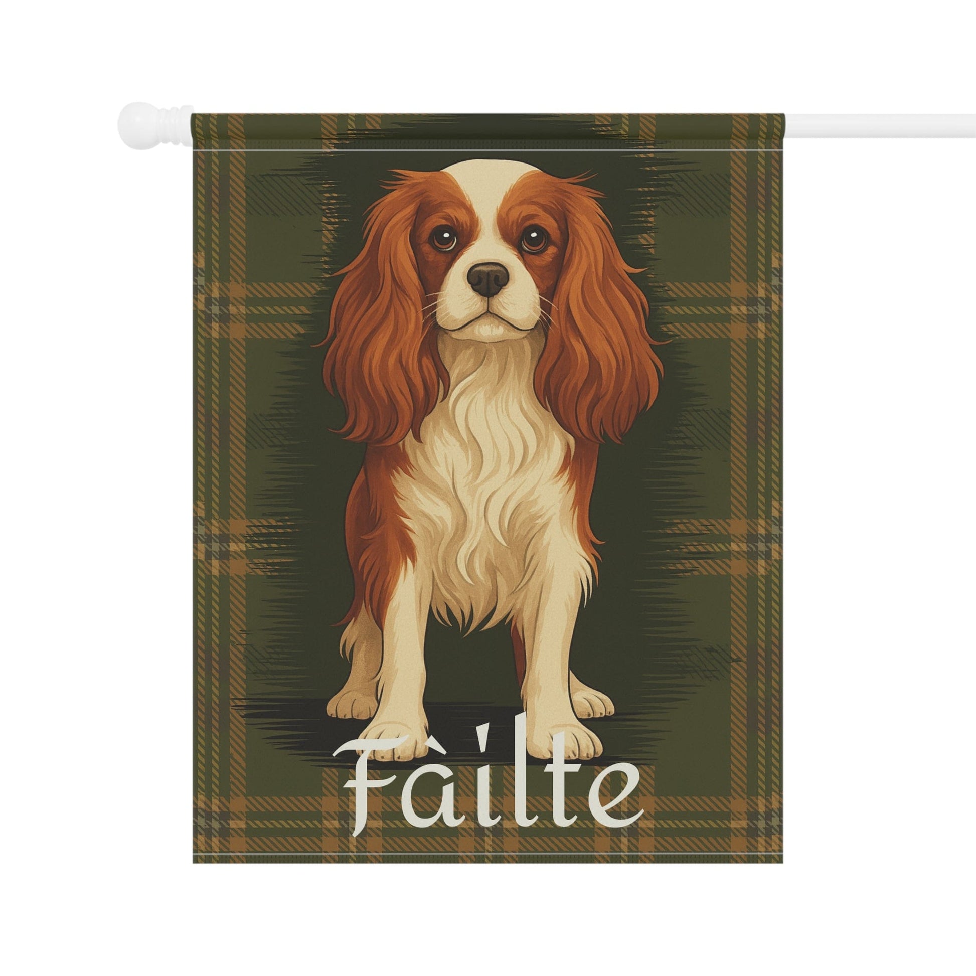 Blenheim Cavalier Scottish Welcome Garden Flag
