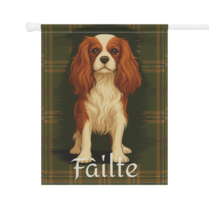 Blenheim Cavalier Scottish Welcome Garden Flag