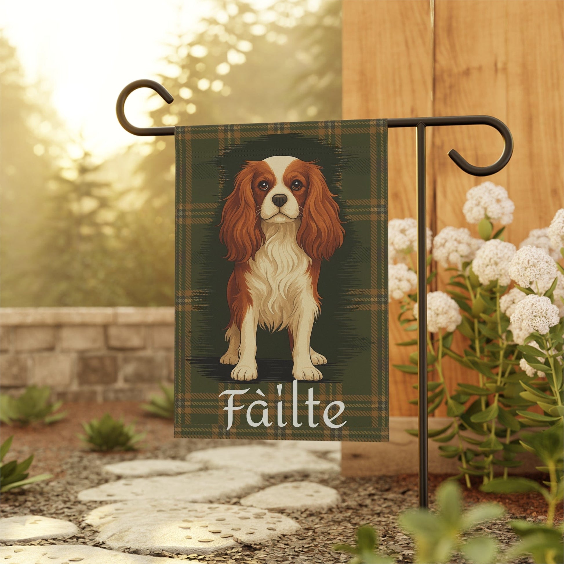 Blenheim Cavalier Scottish Welcome Garden Flag