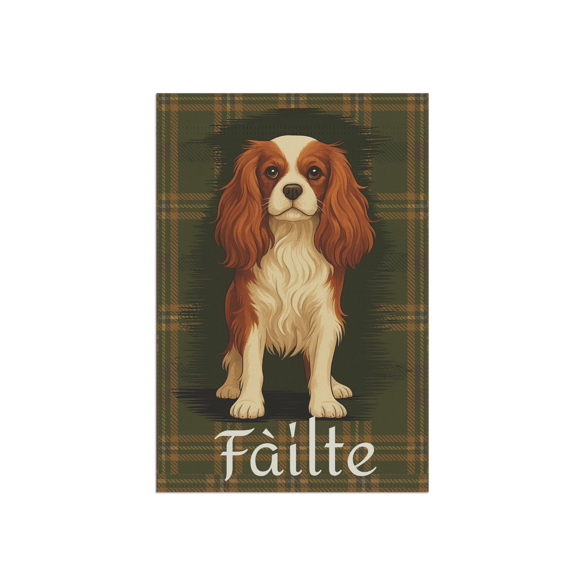 Blenheim Cavalier Scottish Welcome Garden Flag