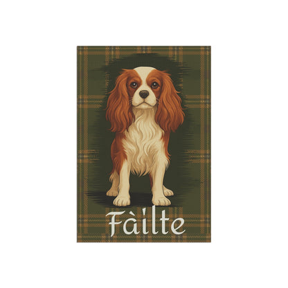 Blenheim Cavalier Scottish Welcome Garden Flag