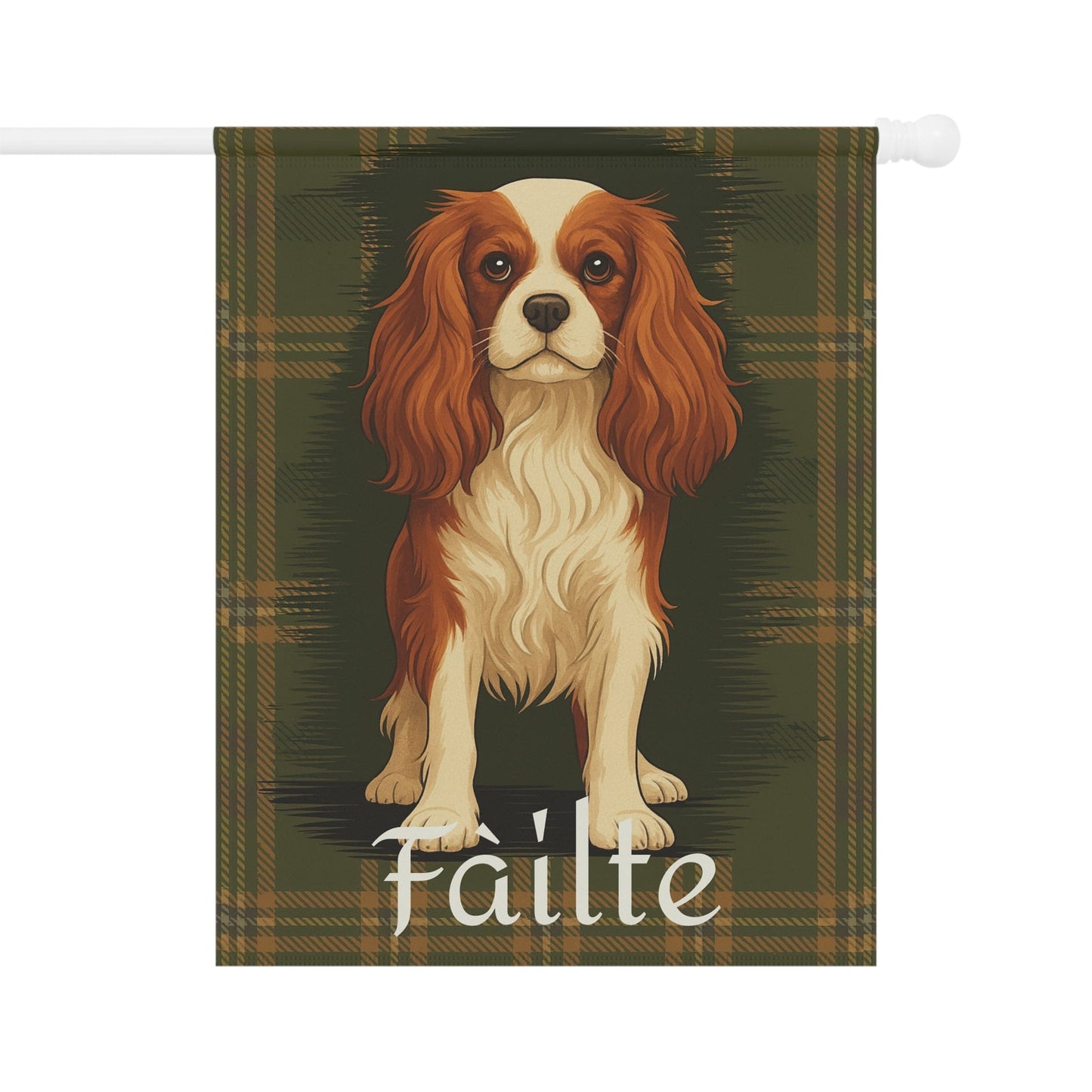 Blenheim Cavalier Scottish Welcome Garden Flag