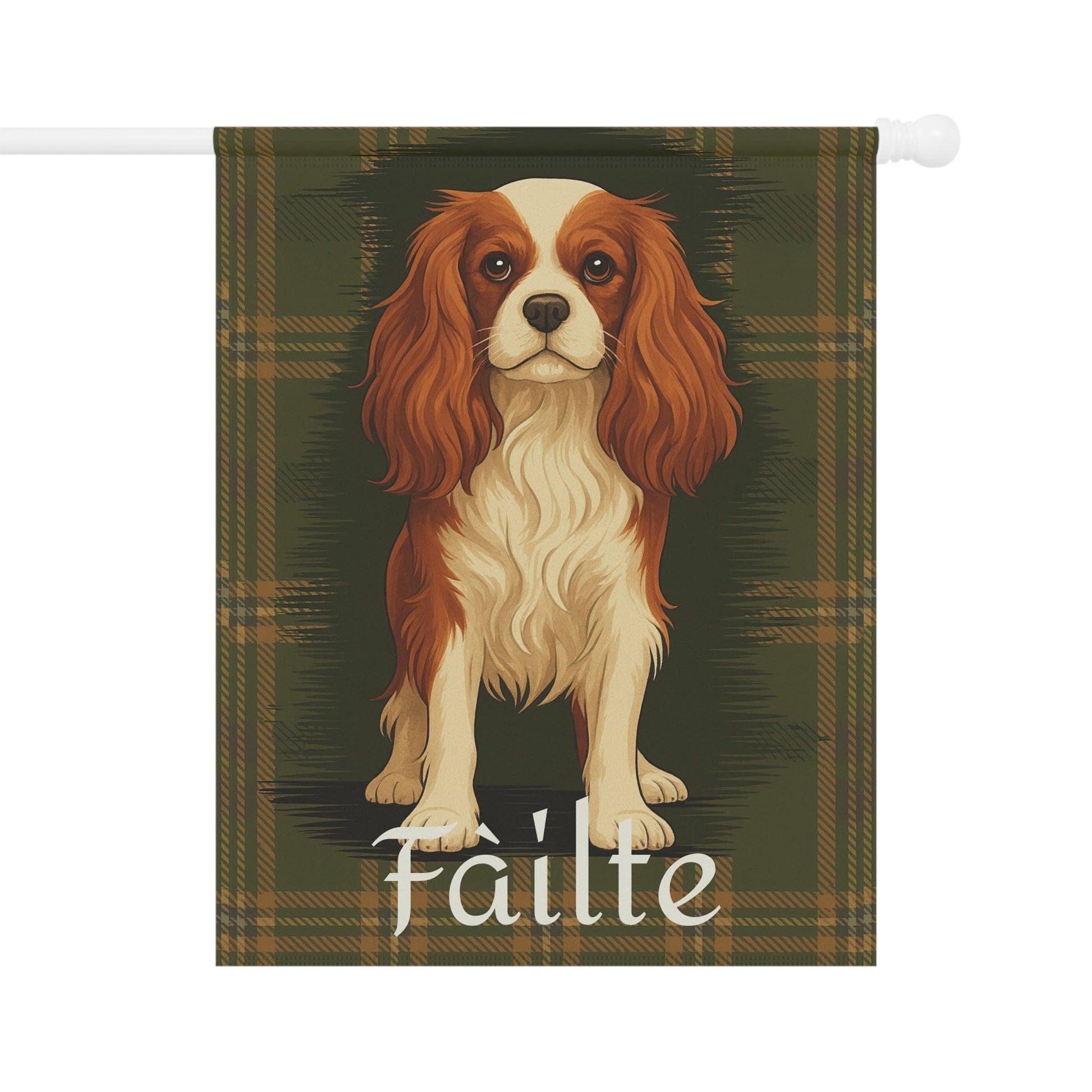 Blenheim Cavalier Scottish Welcome Garden Flag