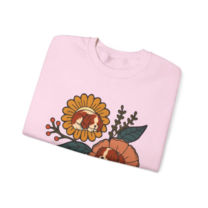 Blenheim Cavalier Sleeping Flowers Sweatshirt