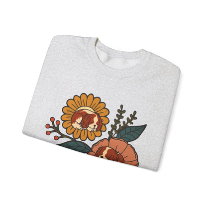 Blenheim Cavalier Sleeping Flowers Sweatshirt