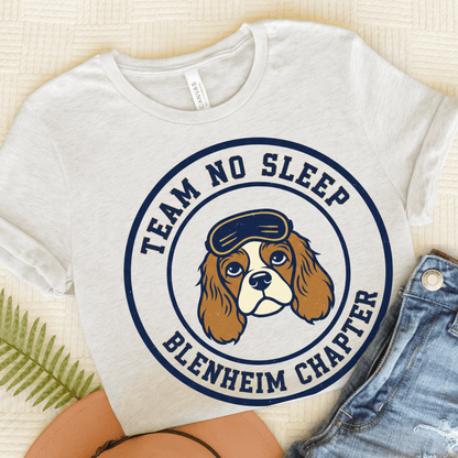 Personalized Cavalier Sleeping Unisex Tshirt Ash
