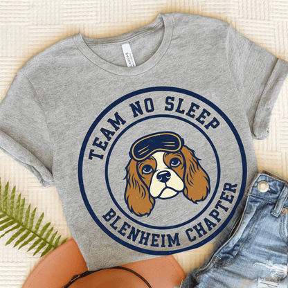 Personalized Cavalier Sleeping Unisex Tshirt Athletic Heather