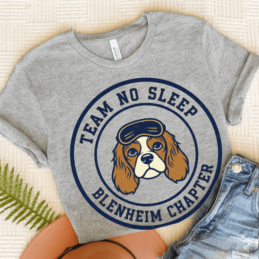 Personalized Cavalier Sleeping Unisex Tshirt Athletic Heather