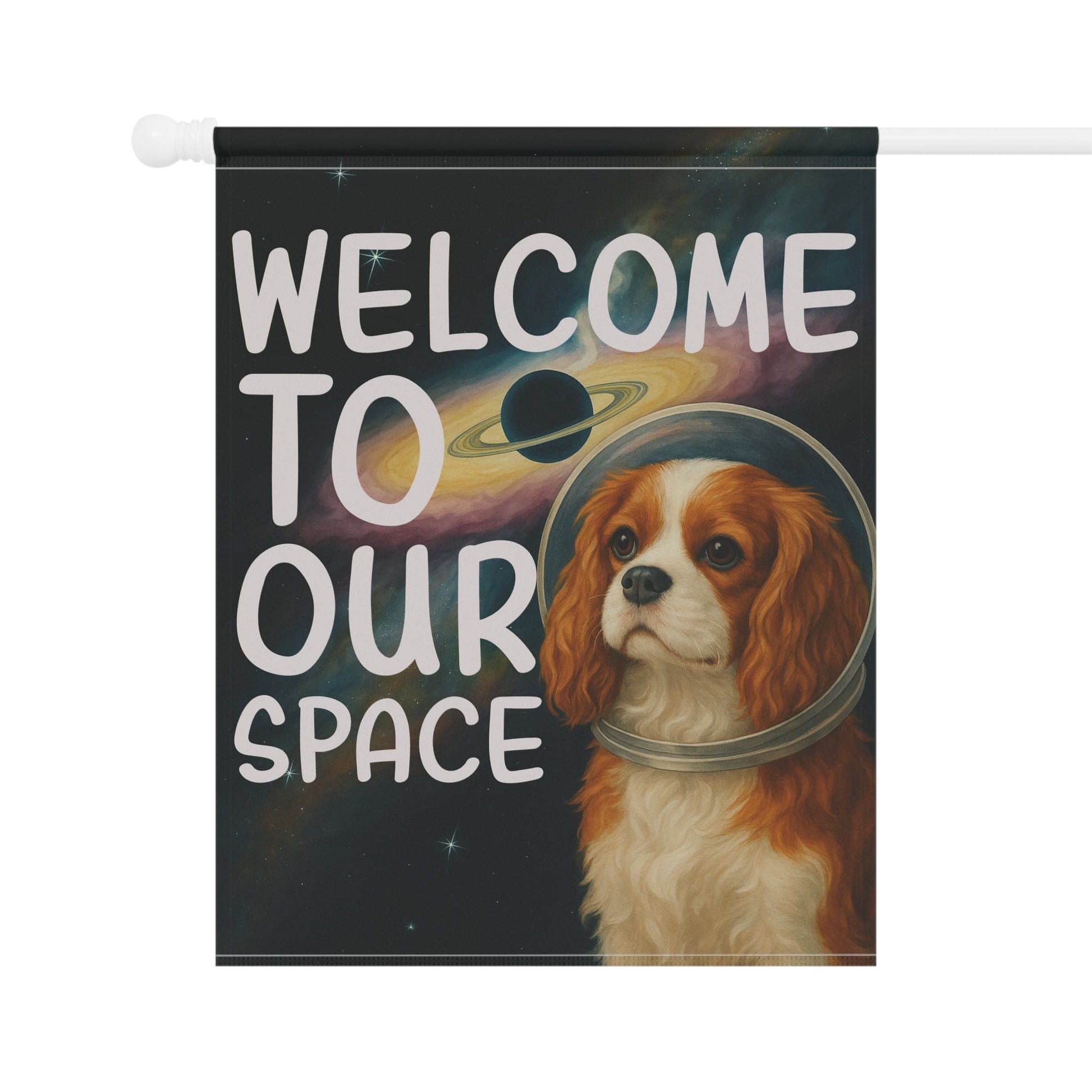 Blenheim Cavalier Space Garden Flag