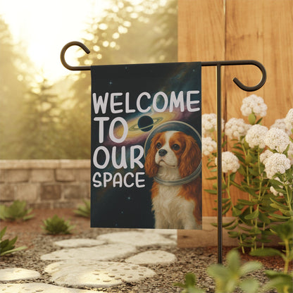 Blenheim Cavalier Space Garden Flag