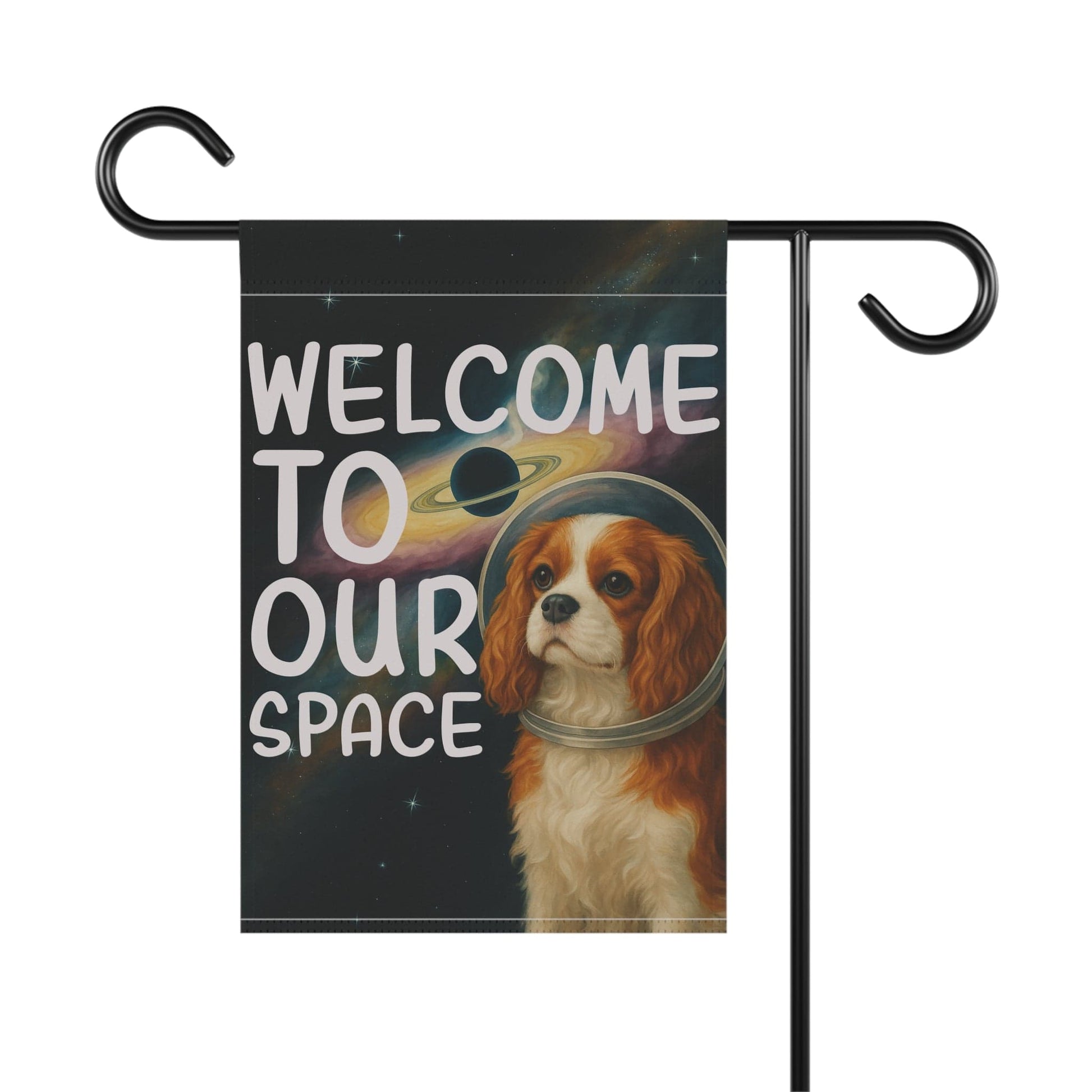 Blenheim Cavalier Space Garden Flag