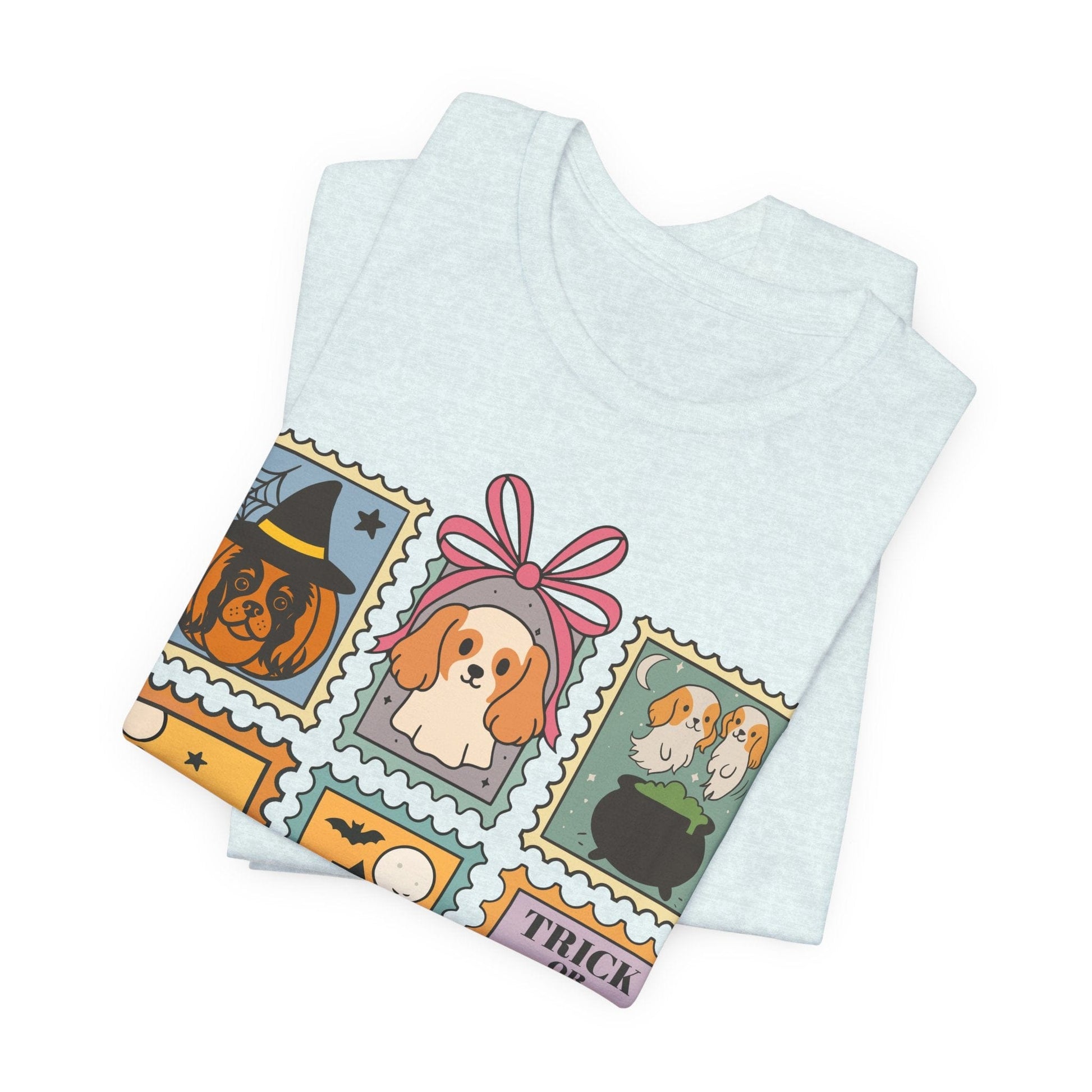 Blenheim Cavalier Spooky Stamps TShirt