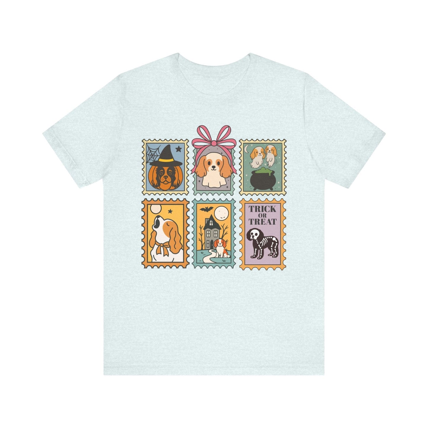 Blenheim Cavalier Spooky Stamps TShirt