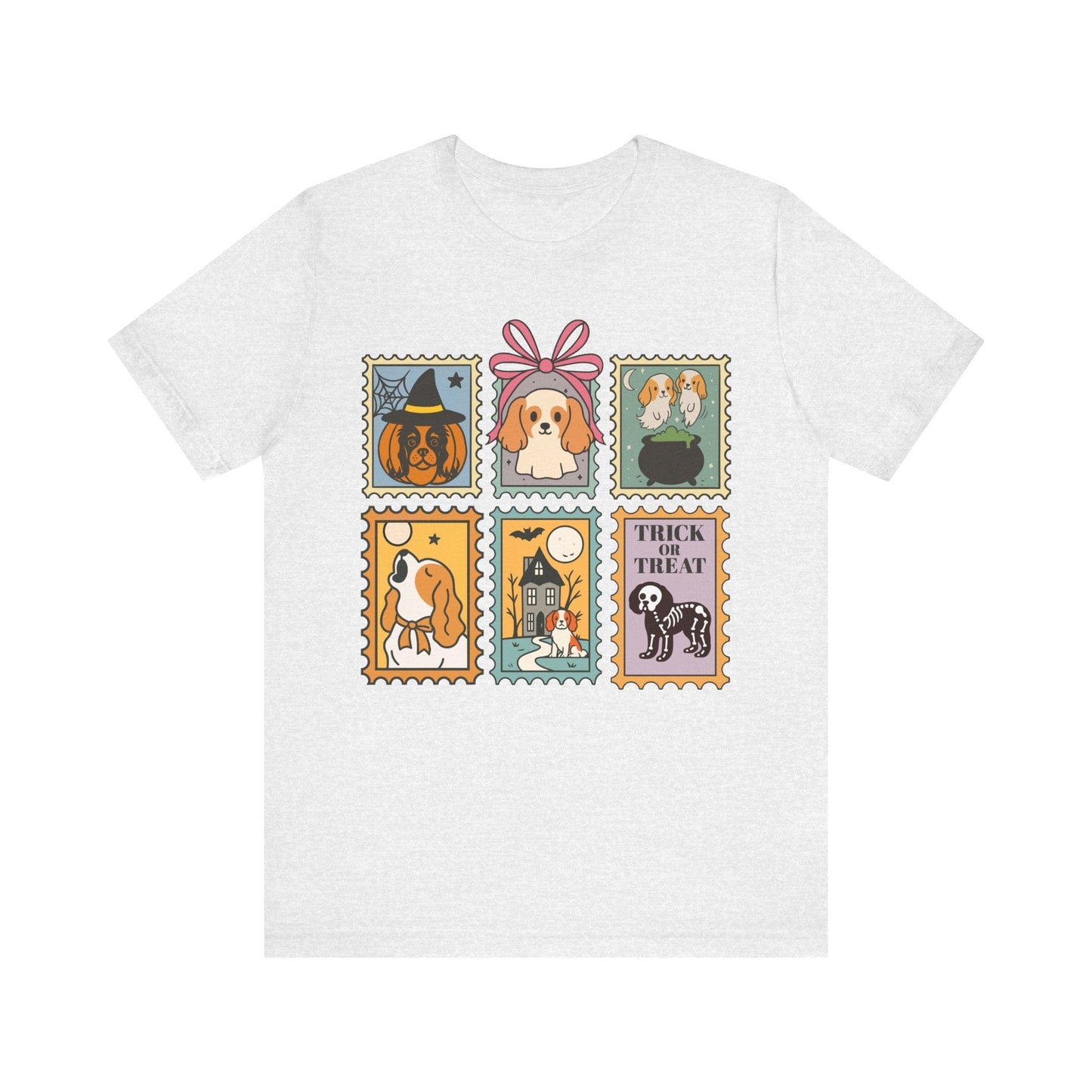 Blenheim Cavalier Spooky Stamps TShirt