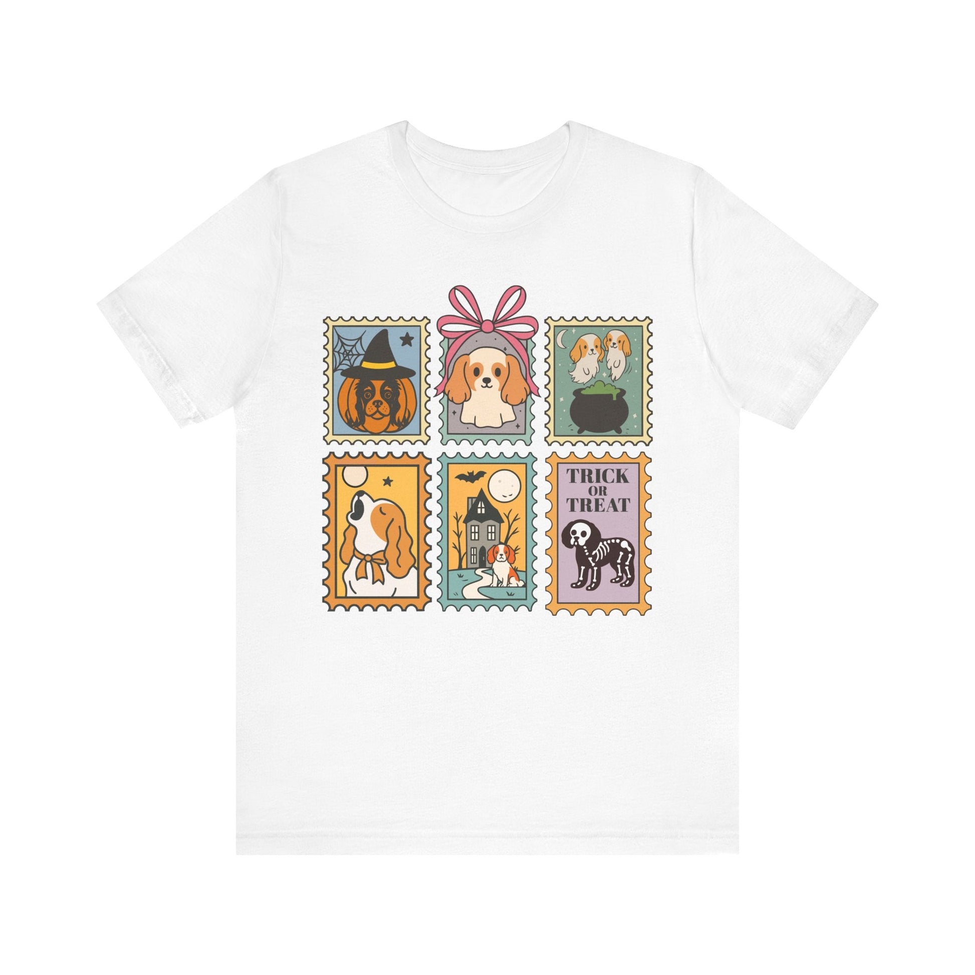 Blenheim Cavalier Spooky Stamps TShirt