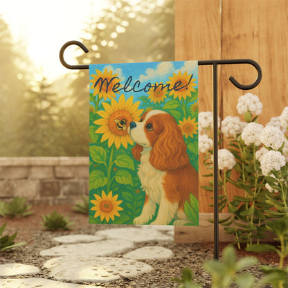 Blenheim Cavalier Sunflower Garden Flag