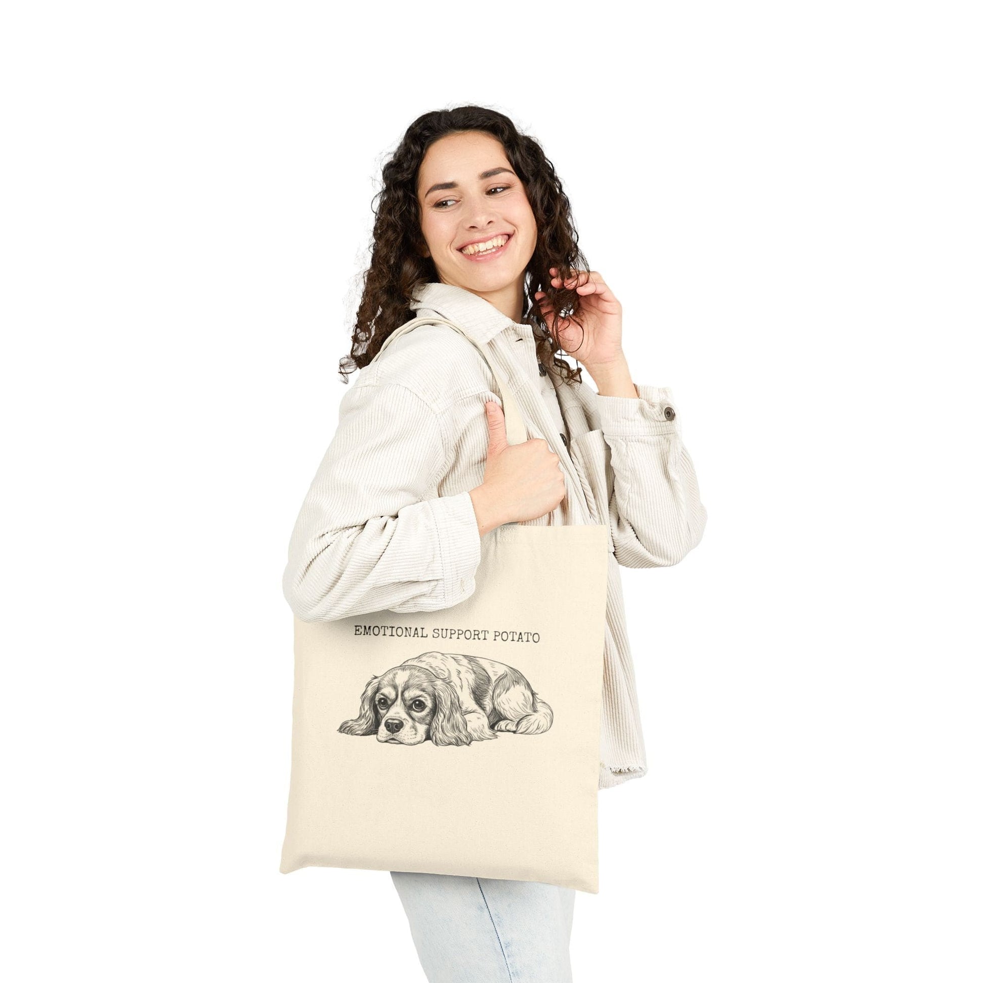 Blenheim Cavalier Support Potato Tote Bag