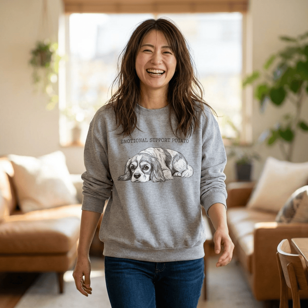 Cavalier Support Potato Unisex Sweatshirt