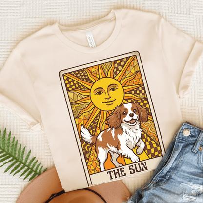 Personalized Cavalier The Sun Tarot Unisex Tshirt Natural