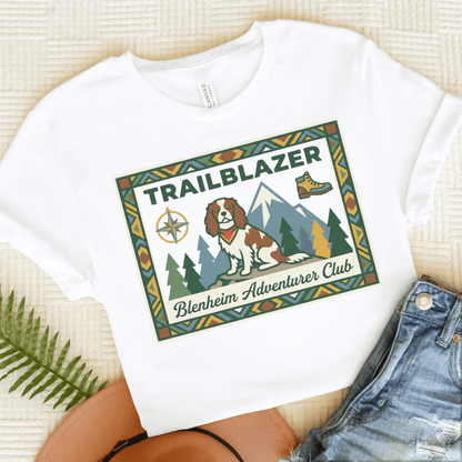 Personalized Cavalier Hiking Unisex TShirt White