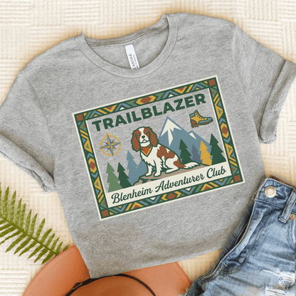 Personalized Cavalier Hiking Unisex TShirt Athletic Heather