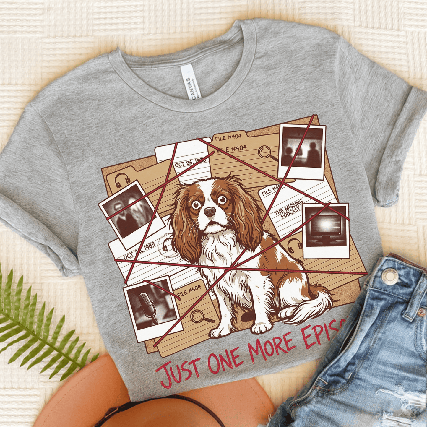 Personalized Cavalier True Crime Unisex Tshirt Athletic Heather