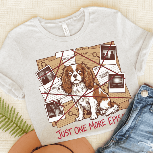 Personalized Cavalier True Crime Unisex Tshirt Ash