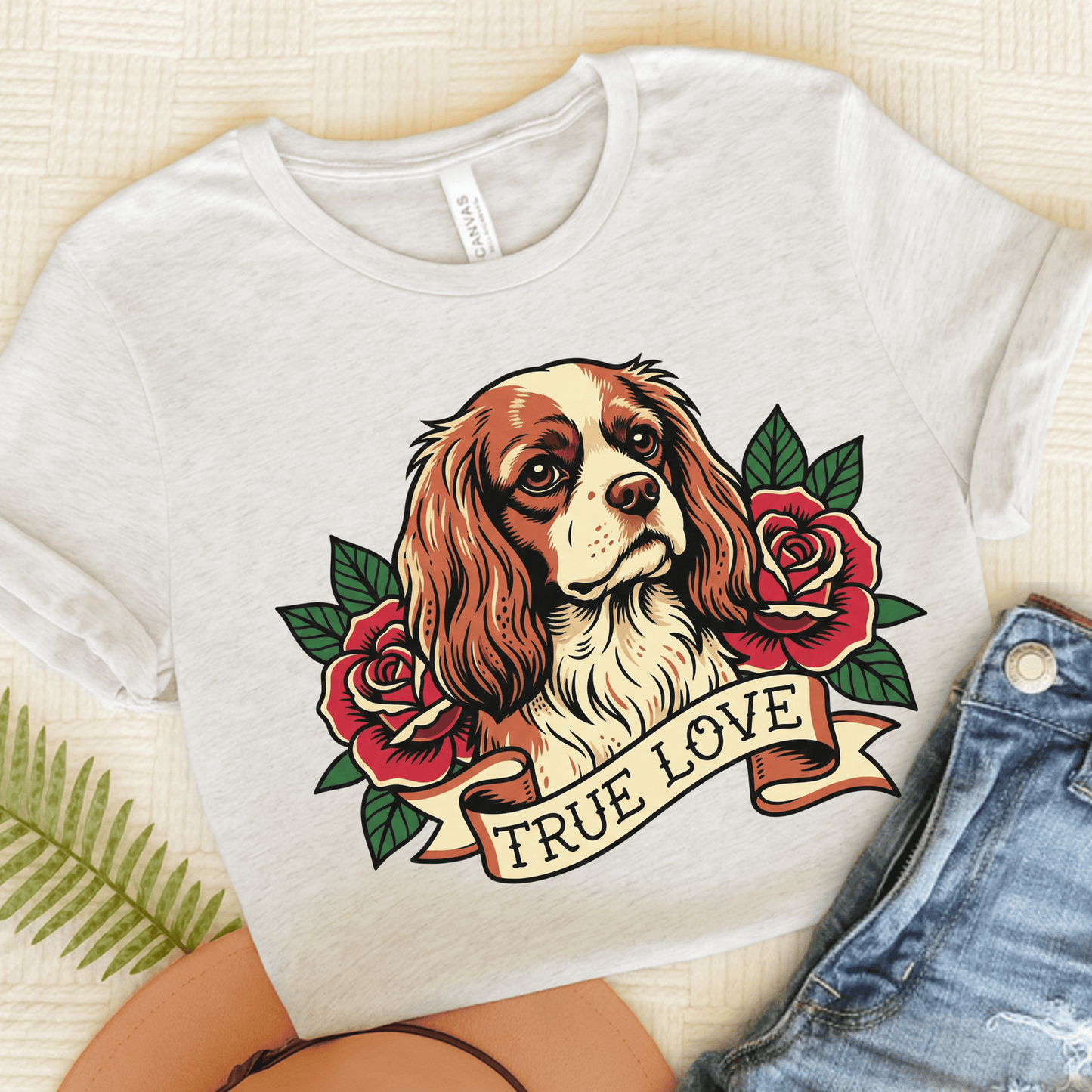 Personalized Cavalier True Love Tattoo Unisex TShirt