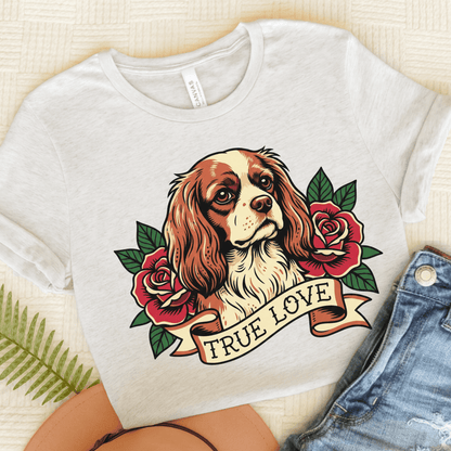 Personalized Cavalier True Love Tattoo Unisex TShirt