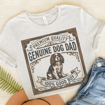 Personalized Cavalier Whiskey Small Batch Unisex TShirt Ash