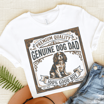 Personalized Cavalier Whiskey Small Batch Unisex TShirt White