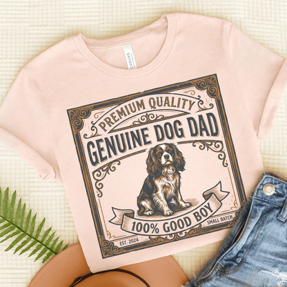 Personalized Cavalier Whiskey Small Batch Unisex TShirt Soft Pink