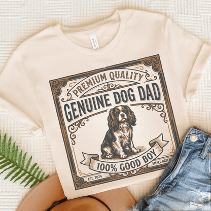 Personalized Cavalier Whiskey Small Batch Unisex TShirt Natural