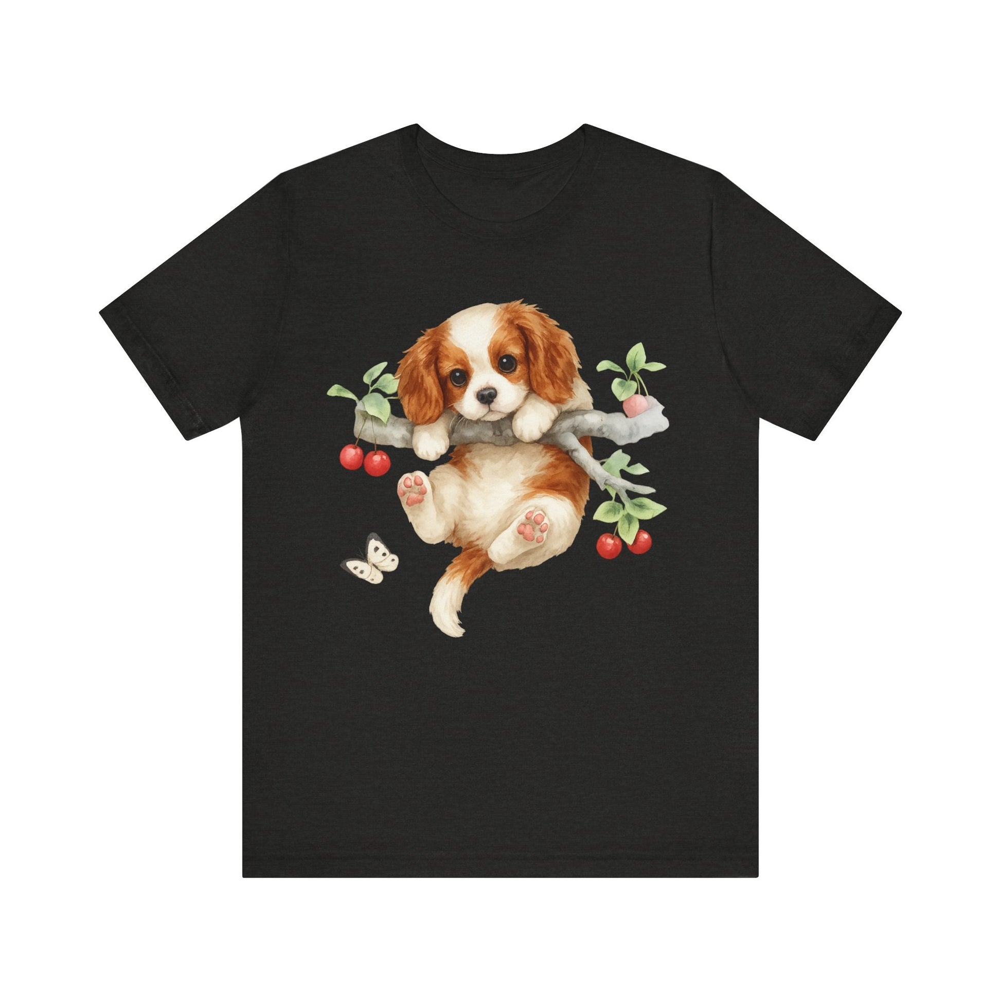 Printify T-Shirt Blenheim King Charles Hang In There Tshirt