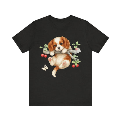 Printify T-Shirt Blenheim King Charles Hang In There Tshirt