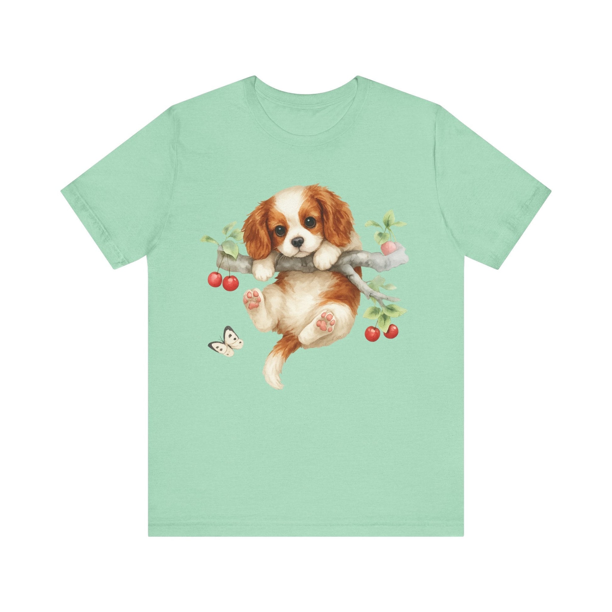 Printify T-Shirt Blenheim King Charles Hang In There Tshirt