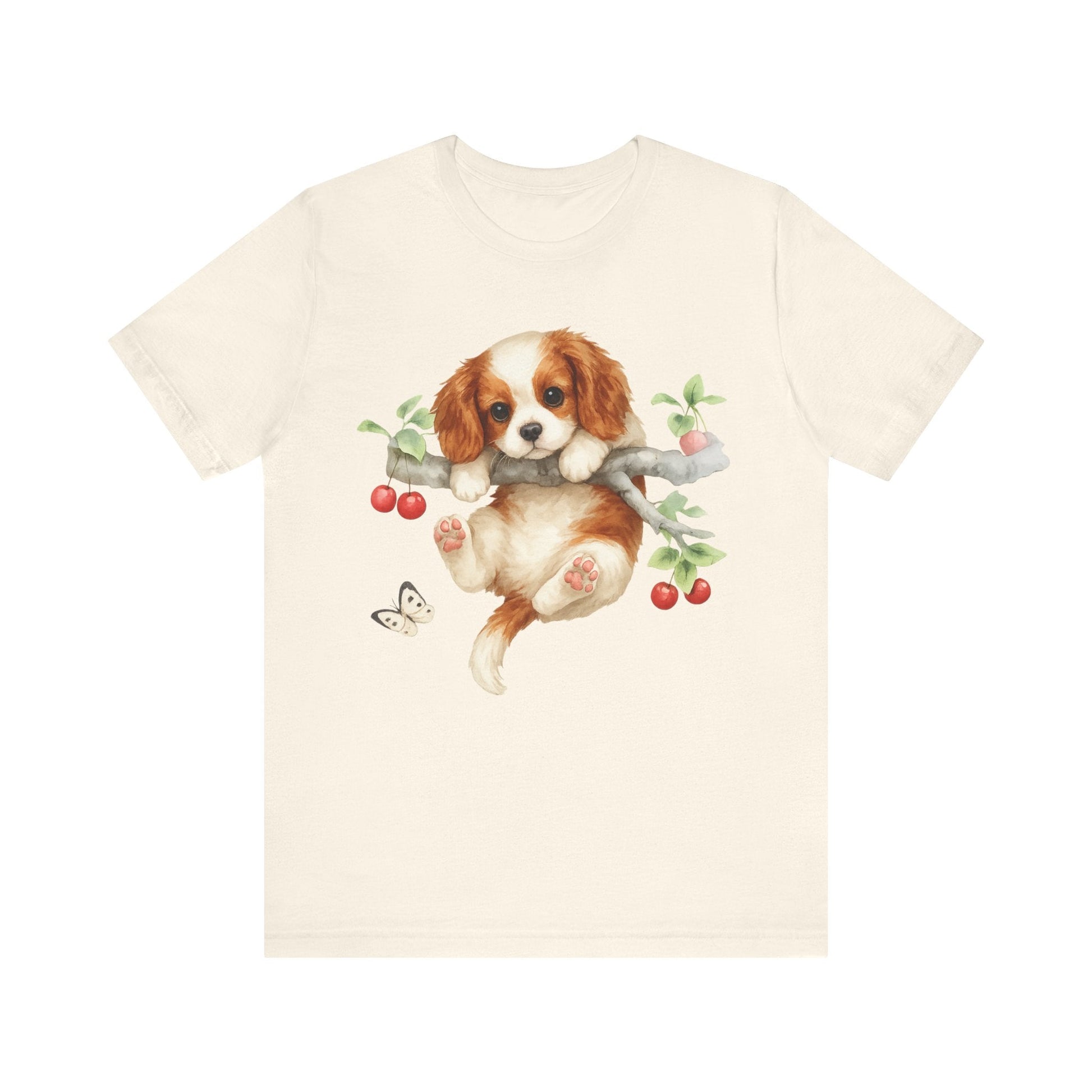 Printify T-Shirt Blenheim King Charles Hang In There Tshirt