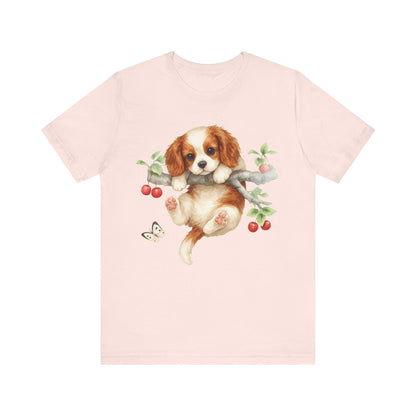 Printify T-Shirt Blenheim King Charles Hang In There Tshirt