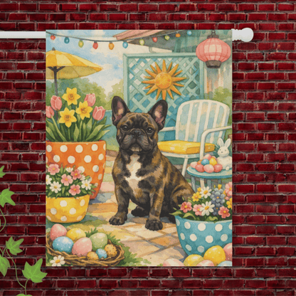 Personalized French Bulldog Porch Garden Yard Flag 24.5'' × 32''
