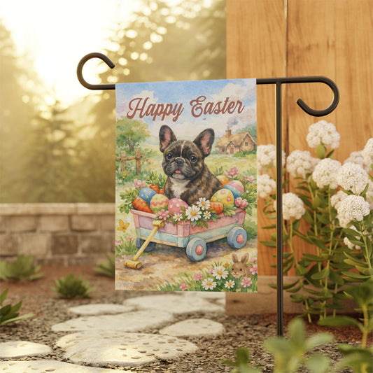 Personalized French Bulldog Welcome WagonYard Flag