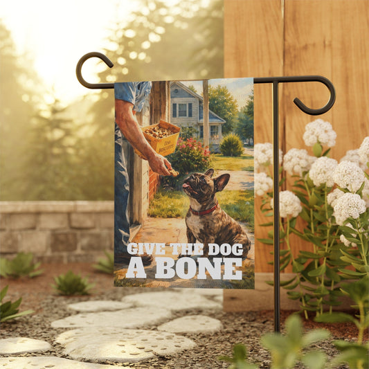 Brindle Frenchie Biscuits Dog Cookies Garden Flag