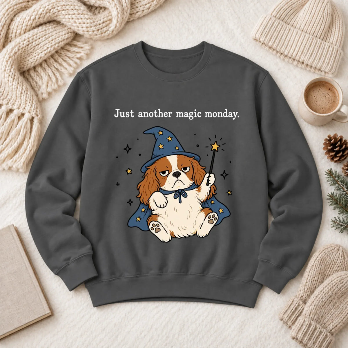 Sweatshirt Pepper / S Cavalier Anti Job Magic Monday Unisex Sweatshirt