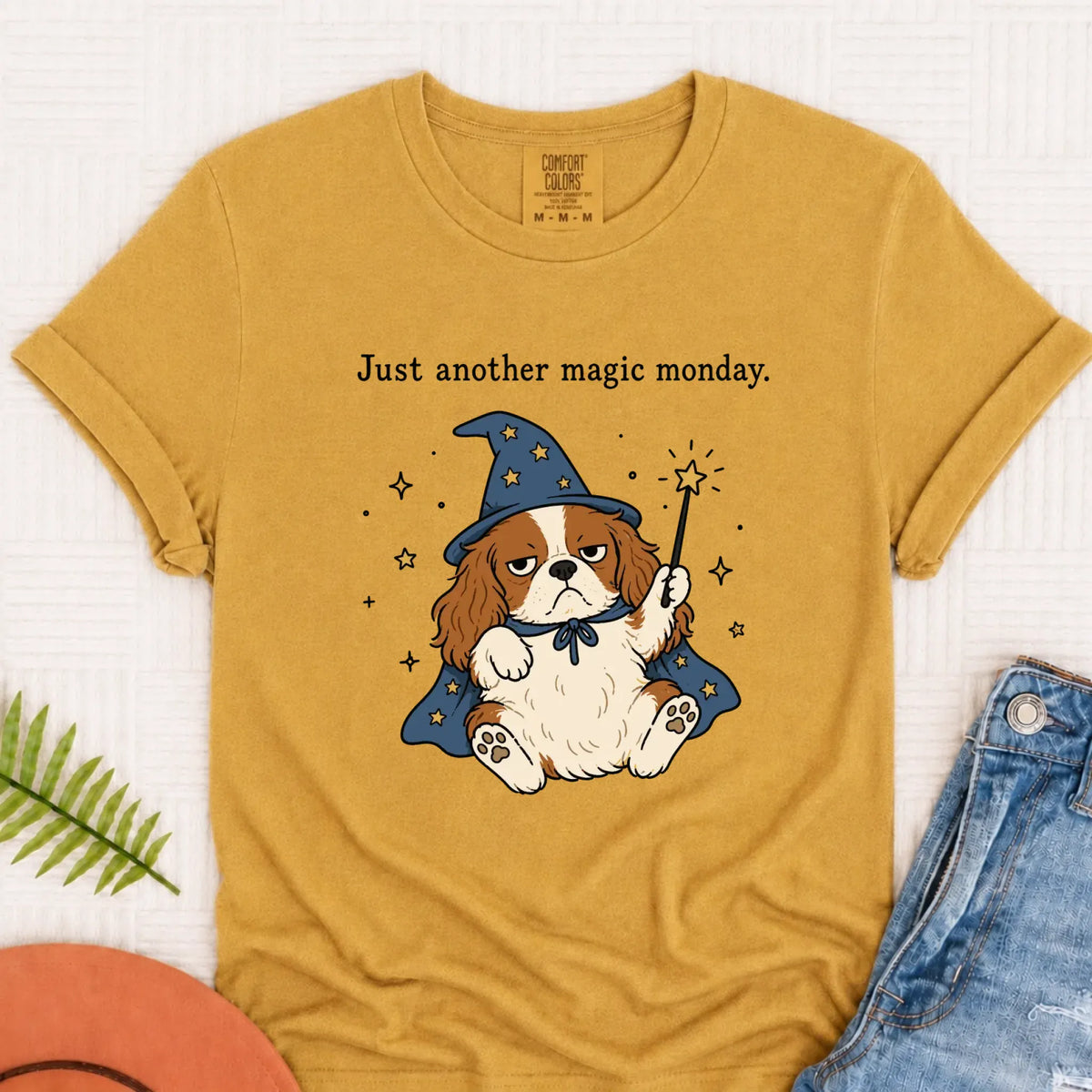 T-Shirt Mustard / S Cavalier Anti Job Magic Monday Unisex TShirt