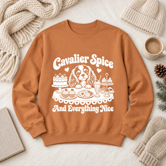 Cavalier Baking Sugar Spice Unisex Sweatshirt Yam