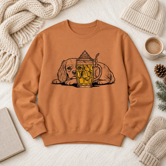 Cavalier Beer Drinking Brewer Unisex Sweatshirt Yam