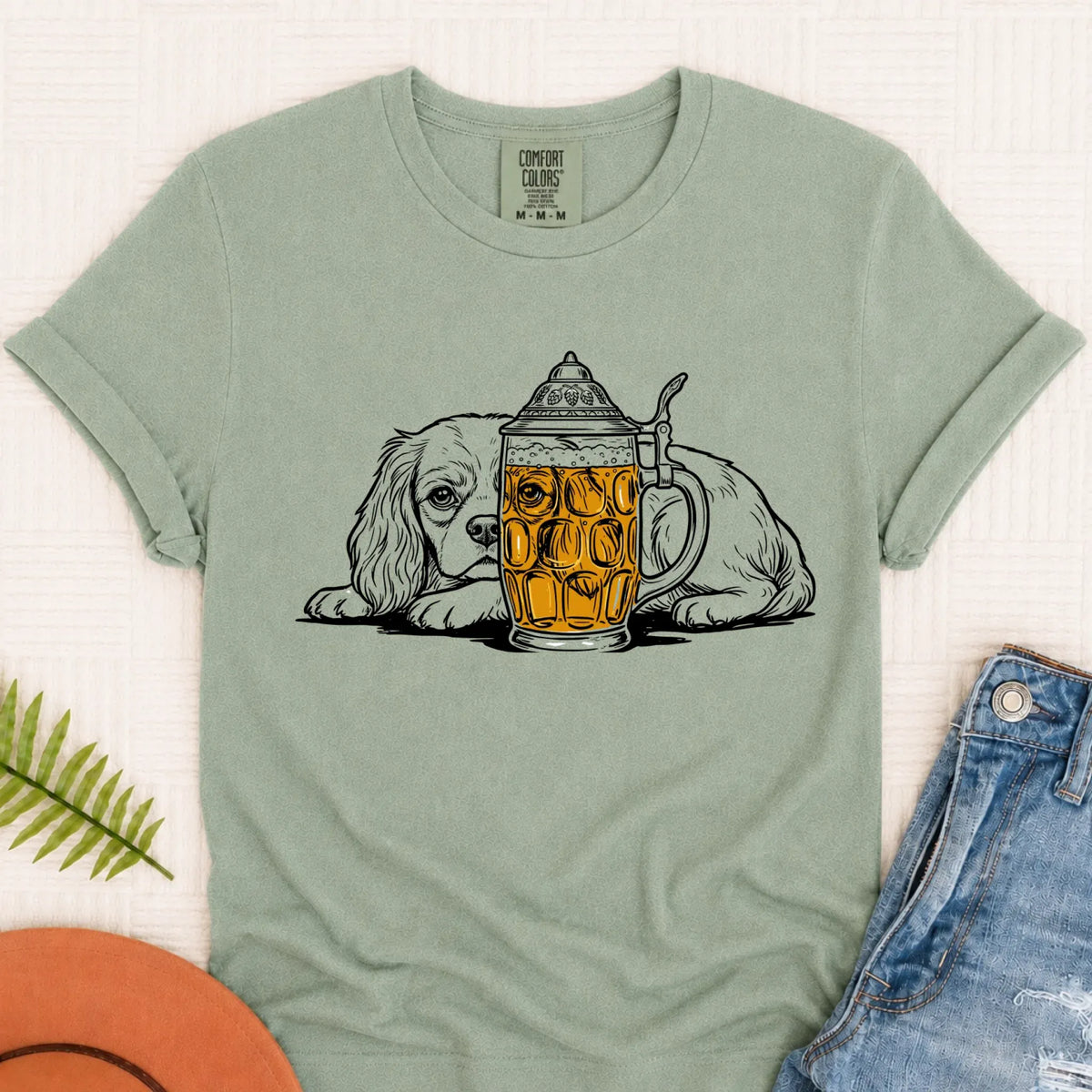 Customizer Monster Light 1717 / Bay / S Cavalier Beer Drinking Brewer Unisex TShirt