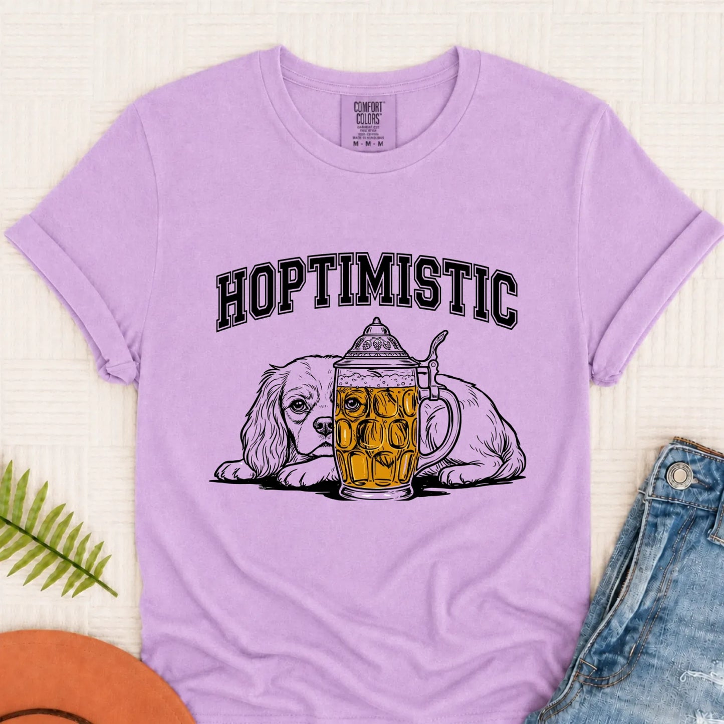 Customizer Monster Light 1717 / Orchid / S Cavalier Beer Lover Day Drinking Unisex TShirt